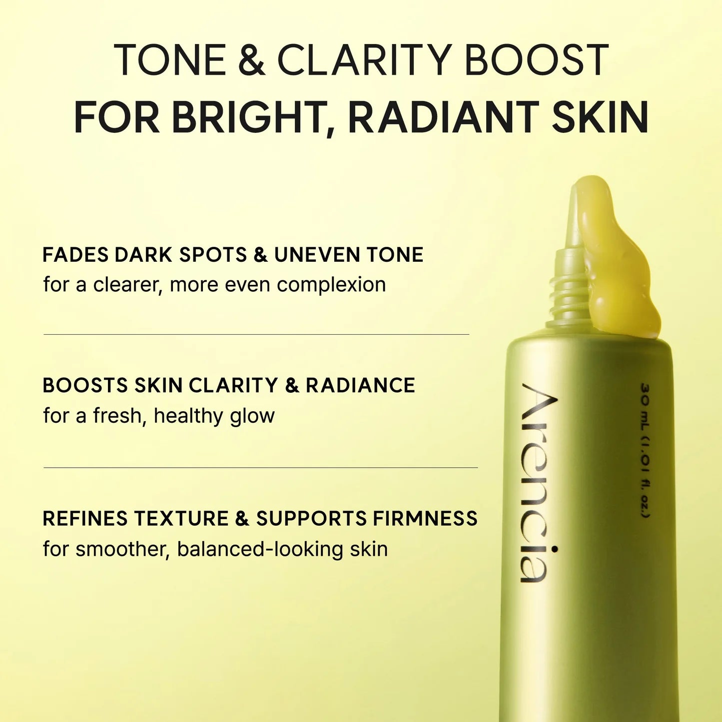 Arencia Vitamin C Booster Shot - Tone & Clarity Boost Benefits