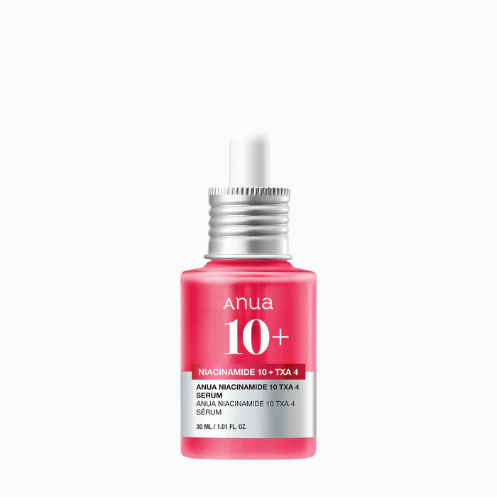 Anua Niacinamide 10+ TXA 4 Dark Spot Correcting Serum red bottle - hero shot