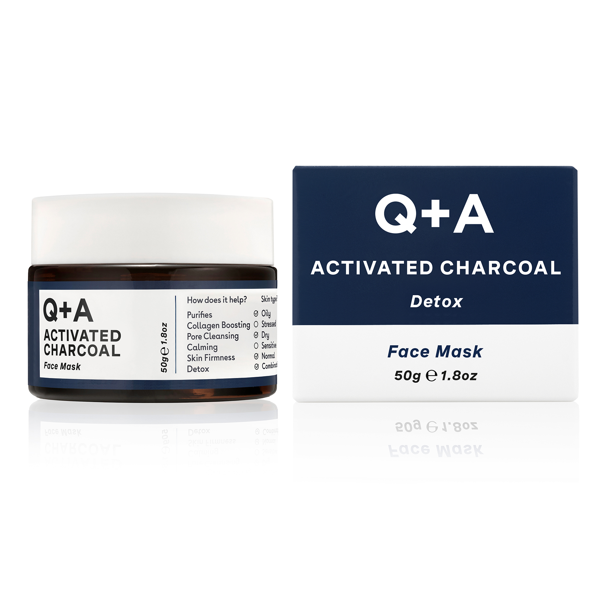 Masque facial au charbon actif Q+A — Détoxifiant
