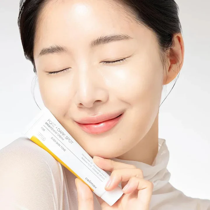 Celimax Pore + Dark Spot Brightening Cream - Model Lifestyle Shot