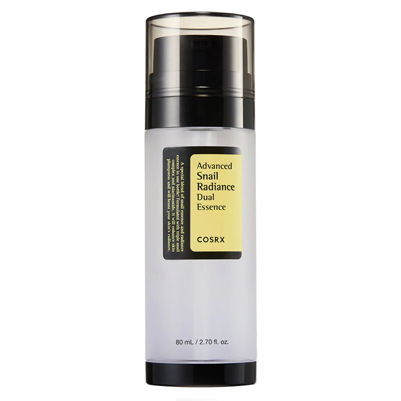 COSRX Advanced Snail Radiance Dual Essence - 2-in-1 Elasticity & Radiance in One Pump