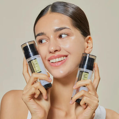 COSRX Advanced Snail Radiance Dual Essence - Lifestyle Editorial Shot