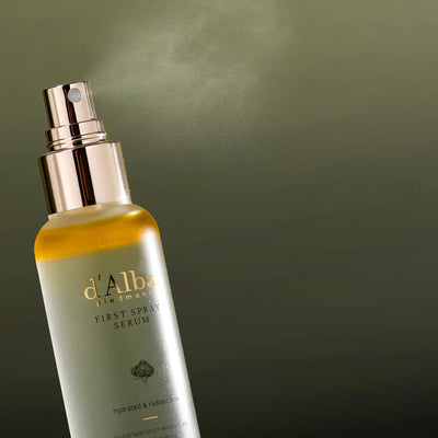 d'Alba Piedmont First Spray Serum - 50ml and 100ml Bottles Side by Side