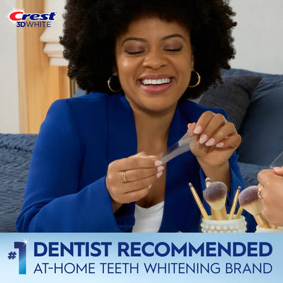 Crest 3D Whitestrips - #1 Dentist Recommended At-Home Teeth Whitening Brand