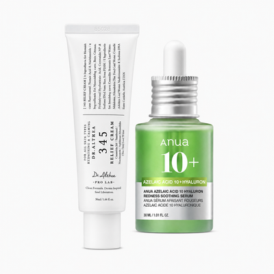Acne-Prone Skin Duo – Dr. Althea 345 Relief Cream + Anua 10+ Soothing Serum