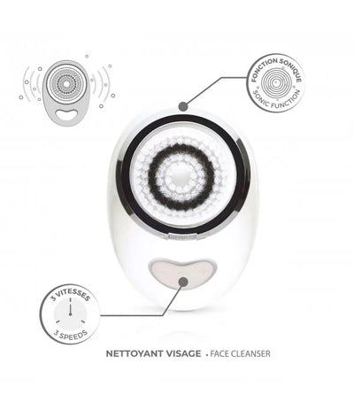 HQ Beauté Brosse Visage Sonic Nomad – Étanche, 3 Vitesses, Recharge USB
