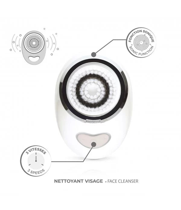 HQ Beauté Brosse Visage Sonic Nomad – Étanche, 3 Vitesses, Recharge USB