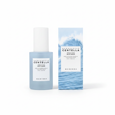 SKIN1004 Blue Serum - Studio bottle and box