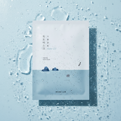 Round Lab 1025 Dokdo Water Gel Mask editorial shot
