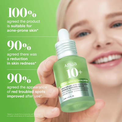 Anua Azelaic Acid 10 Serum - Ingredient List