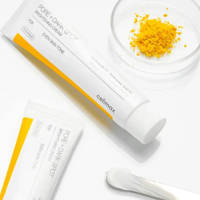 Celimax Pore + Dark Spot Brightening Cream - Ingredient Flatlay