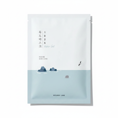 Round Lab 1025 Dokdo Water Gel Mask studio shot